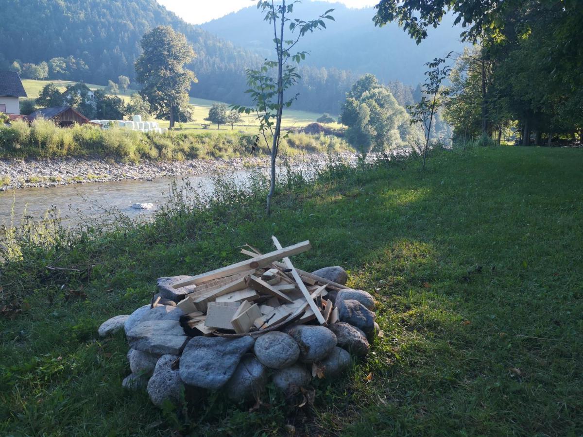 Kamp Na Otoku - Ljubno Ob Savinji Hotell Eksteriør bilde